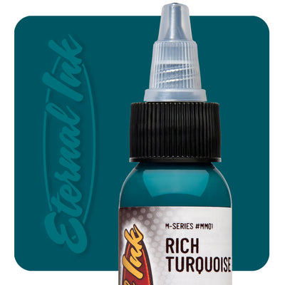 Eternal Tattoo Ink-Rich Turquoise - GO TATTOO SUPPLY