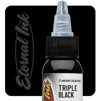 Eternal Tattoo Ink-Triple Black - GO TATTOO SUPPLY