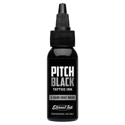Pitch Black X-Dark Gray Wash - GO TATTOO SUPPLY