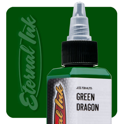 Eternal Tattoo Ink-Green Dragon - GO TATTOO SUPPLY