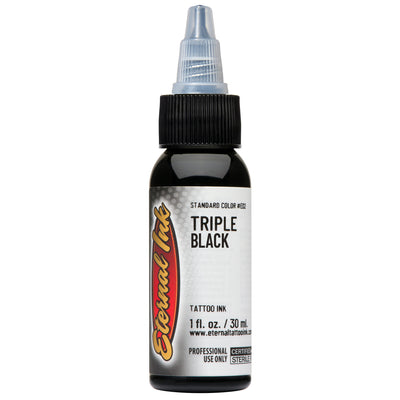 Eternal Tattoo Ink-Triple Black - GO TATTOO SUPPLY