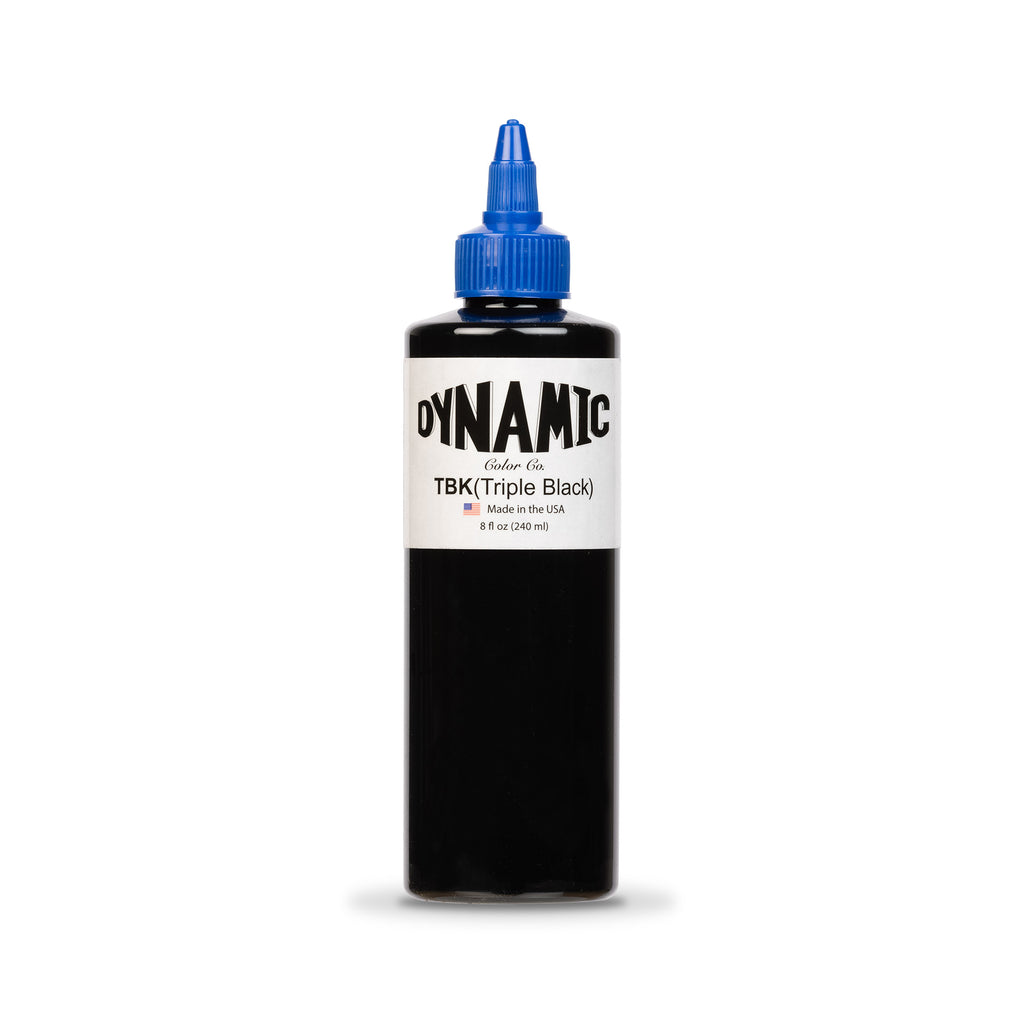 Triple Black Tattoo Ink - 8 oz. Bottle - GO TATTOO SUPPLY