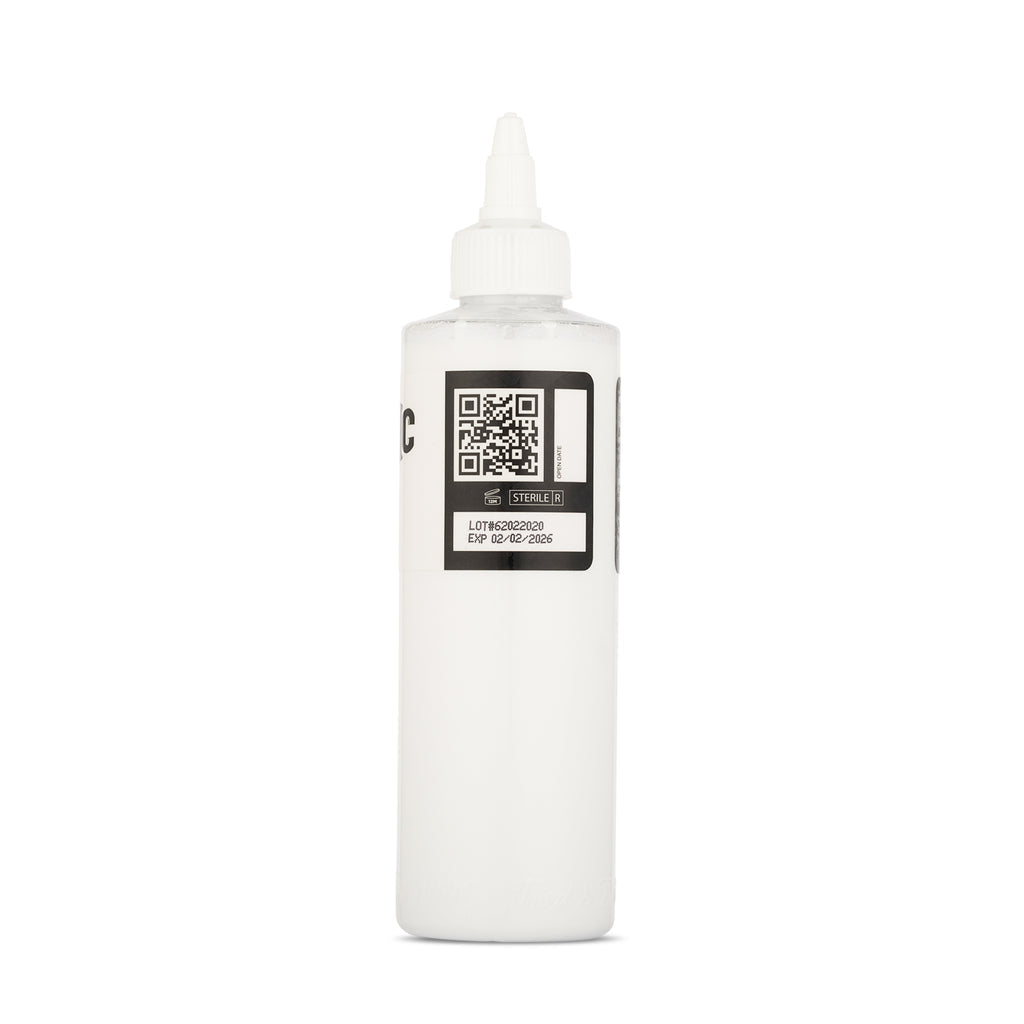 White Tattoo Ink - 8 oz. Bottle - GO TATTOO SUPPLY