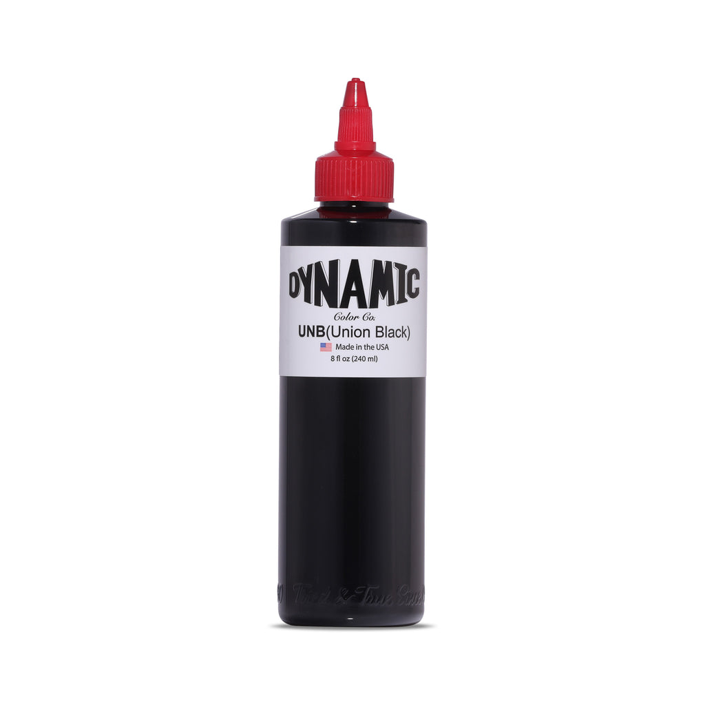 Union Black Tattoo Ink - 8 oz. Bottle - GO TATTOO SUPPLY