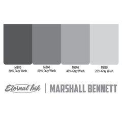 Marshall Bennett Gray Wash Set - GO TATTOO SUPPLY