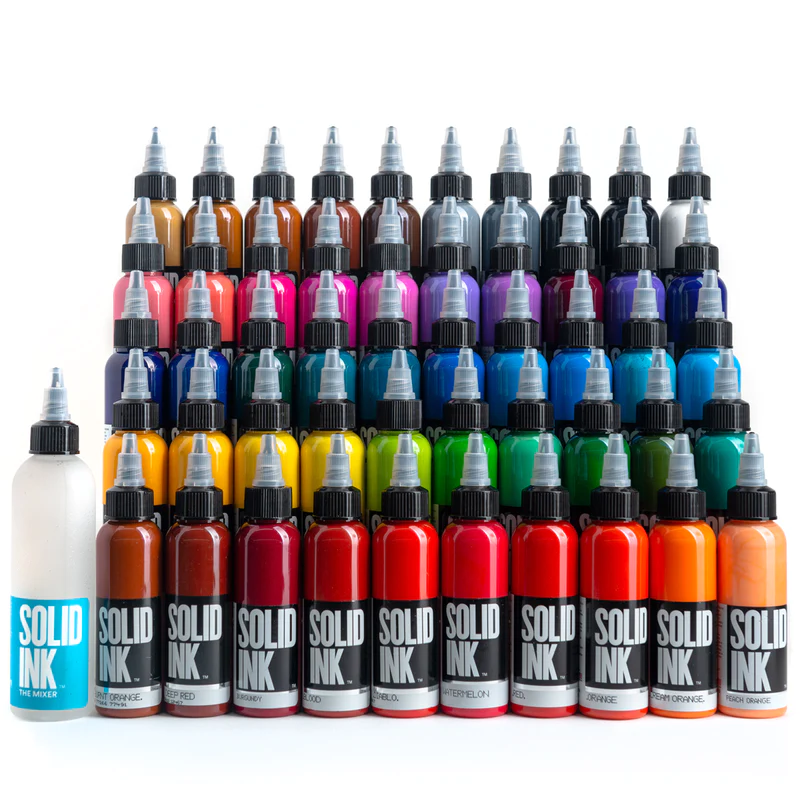 50 COLORS SET (50 FOR THE PRICE OF 40) - GO TATTOO SUPPLY