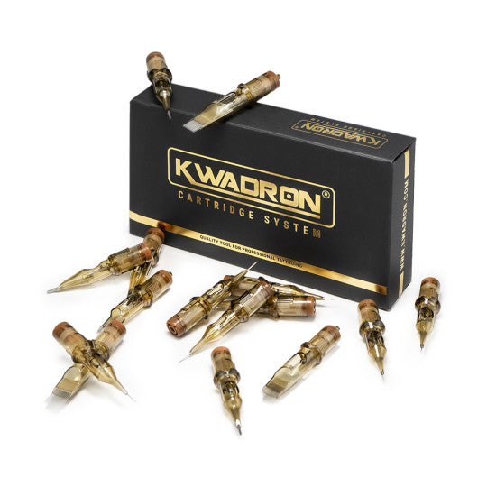 KWADRON CARTRIDGE - 10#0.30MM CURVED MAGNUM LONG TAPER - GO TATTOO SUPPLY