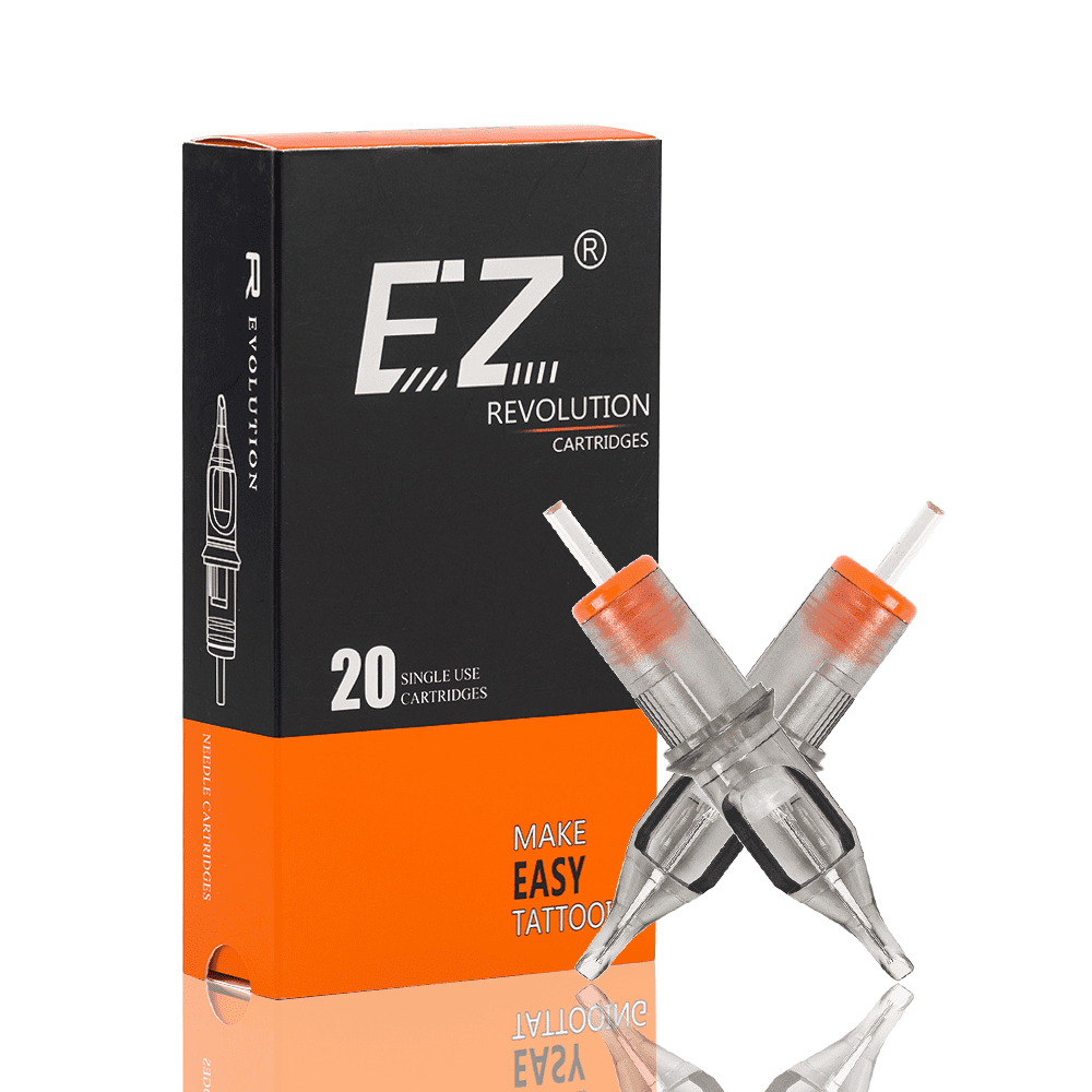 EZ tattoo Revolution cartridge needles Round Shader - GO TATTOO SUPPLY